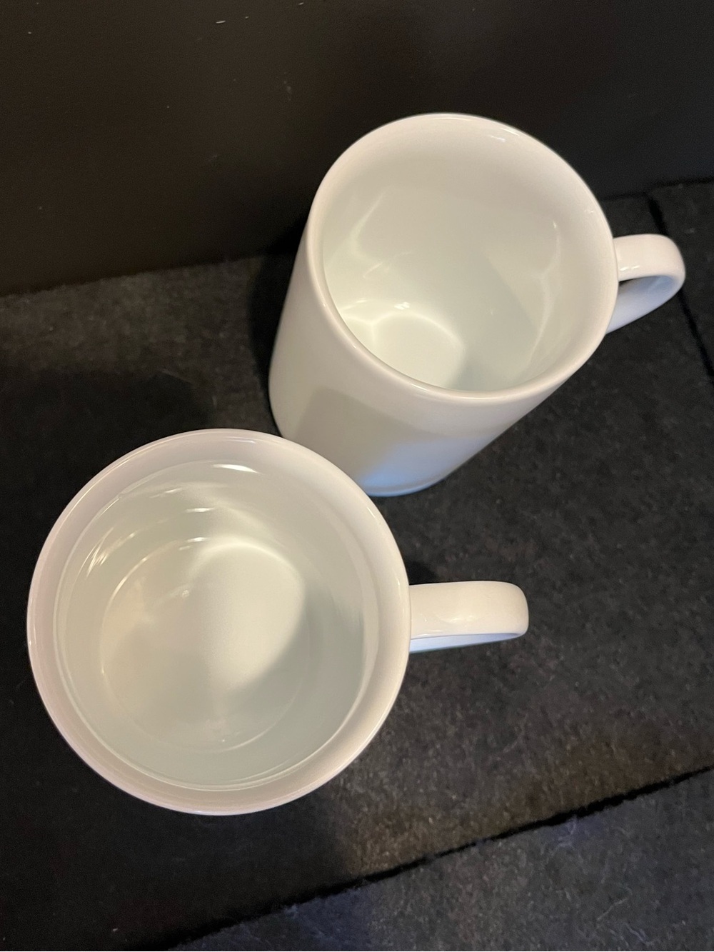 Crate & Barrel White Coffee Mug - Set of 2 - Picture 6 of 11